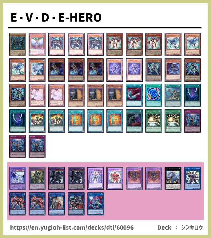 HERO Deck List Image