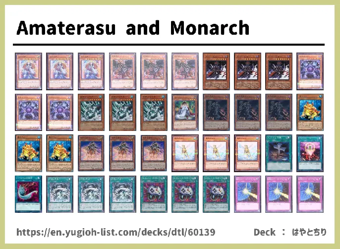 Monarch Deck List Image