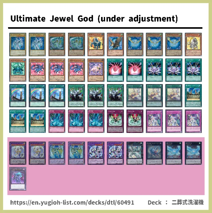 Crystal Beast, Advanced Crystal Beast Deck List Image