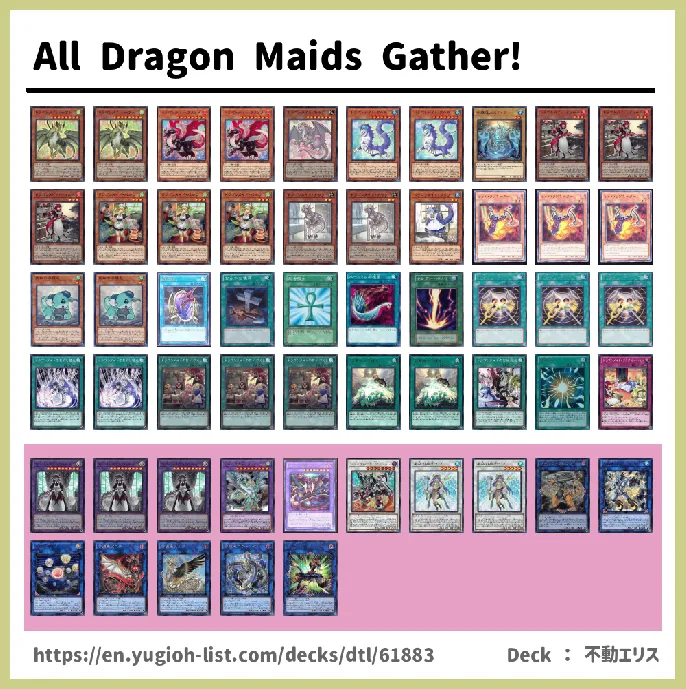 Dragonmaid Deck List Image