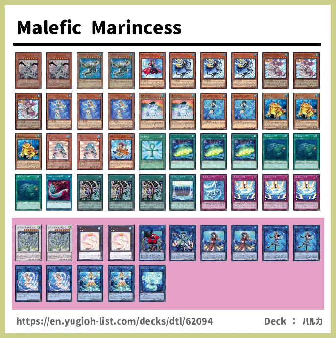 Marincess Deck List Image