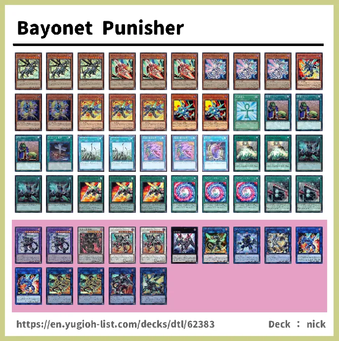 Rokket, Borrel Deck List Image