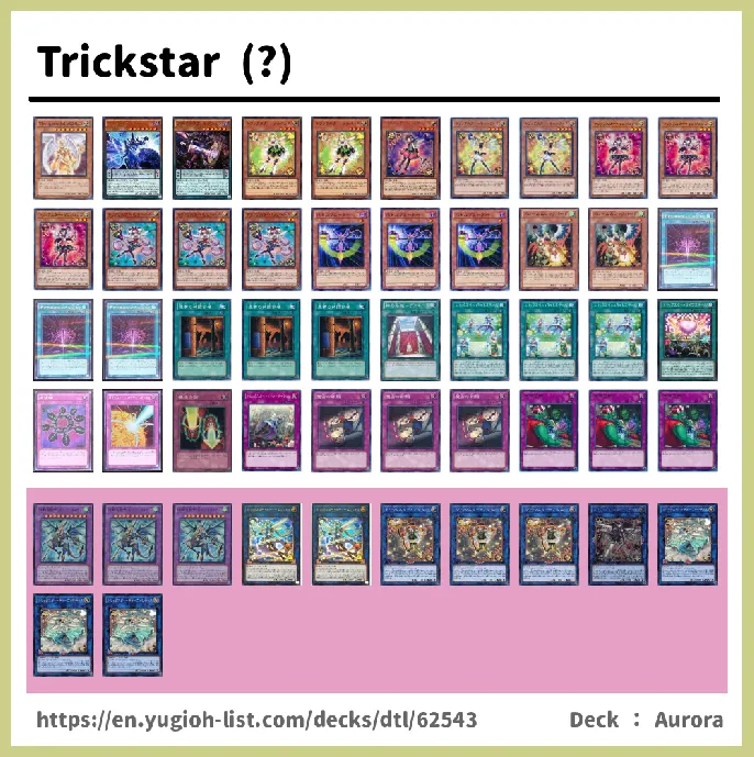 Trickstar Deck List Image