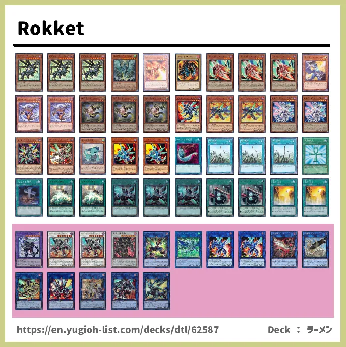 Rokket, Borrel Deck List Image