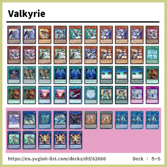 Valkyrie Deck List Image