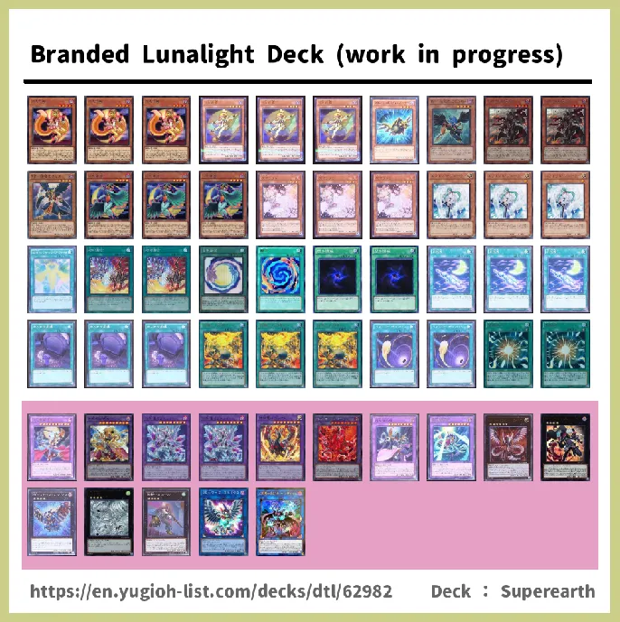 Lunalight Deck List Image