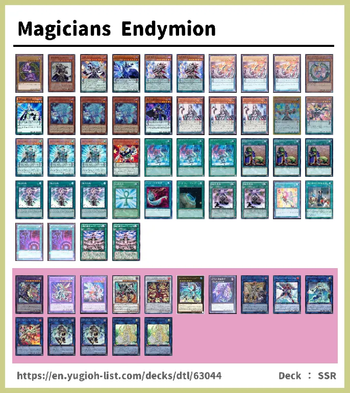 Endymion Deck List Image