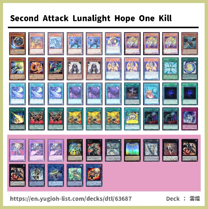 Lunalight Deck List Image