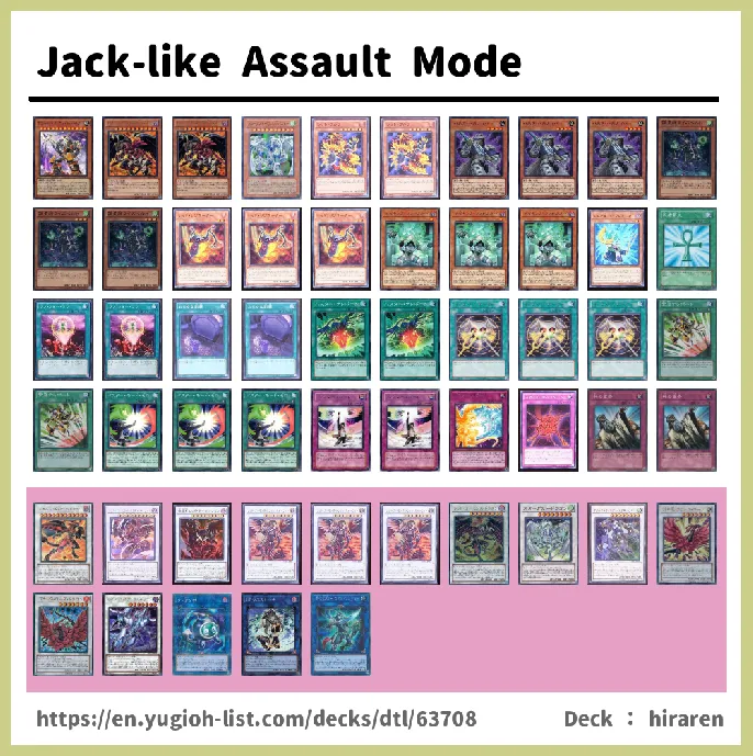 Assault, Assault Mode Deck List Image