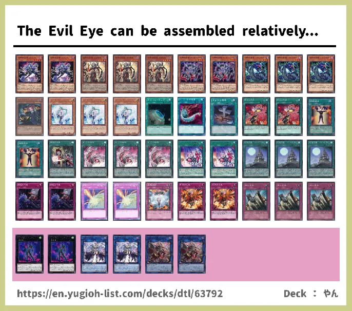 the Evil Eye Deck List Image