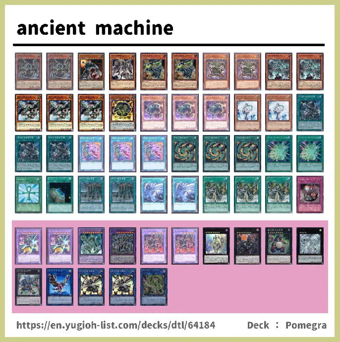 Ancient Gear Deck List Image