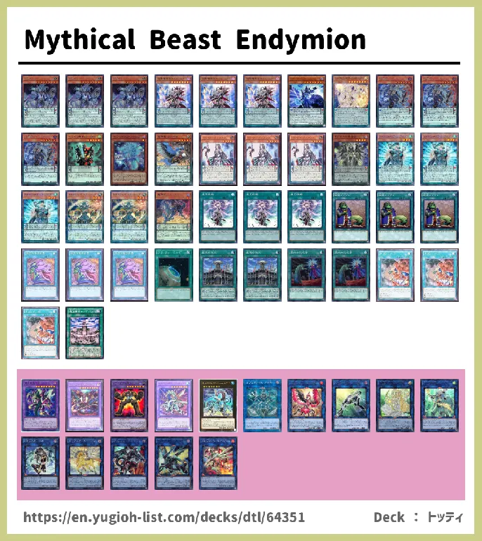 Endymion Deck List Image