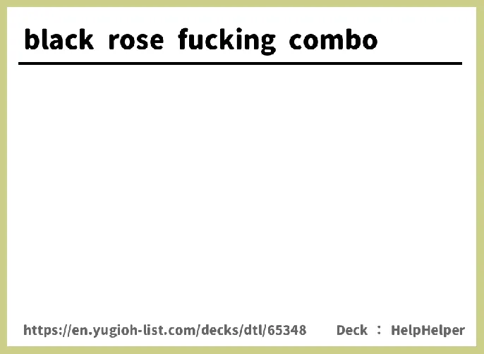  Deck List Image