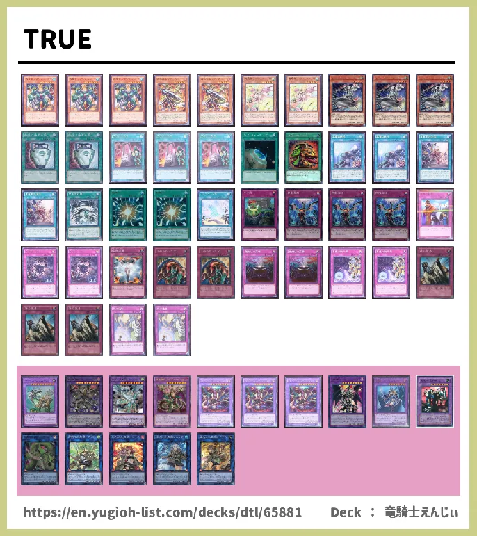 True Deck List Image