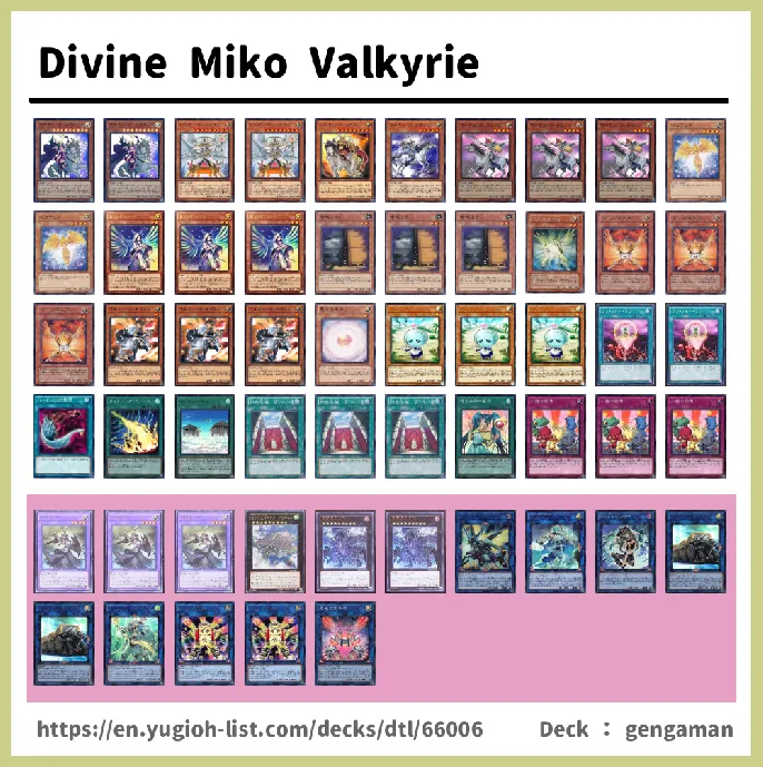 Valkyrie Deck List Image