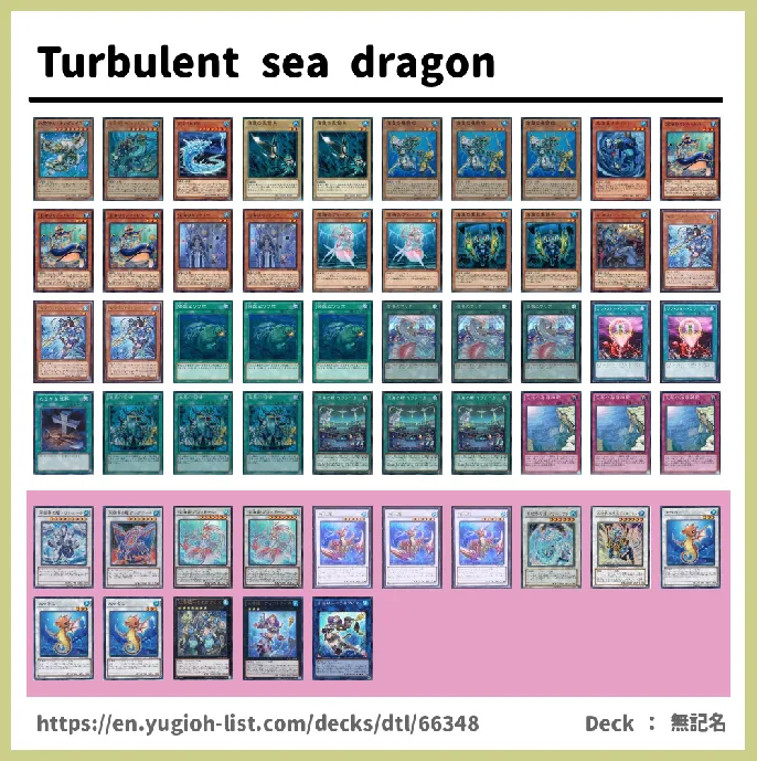 Sea Serpent Deck List Image