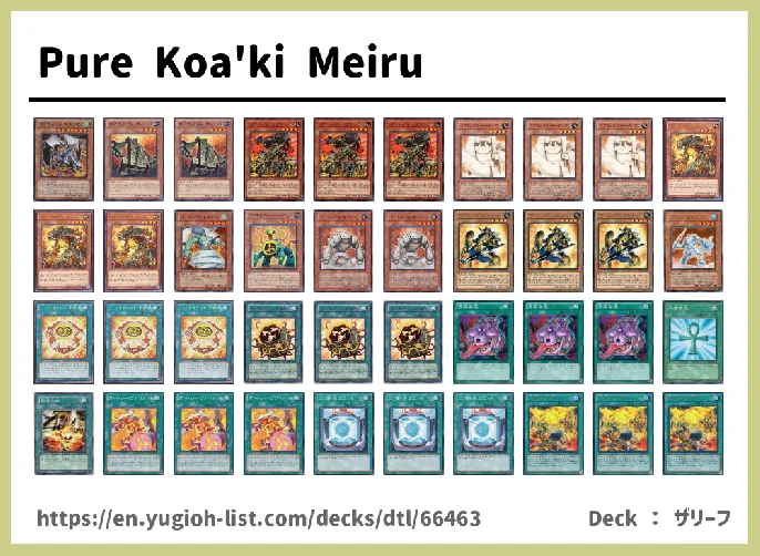 Koa'ki Meiru Deck List Image
