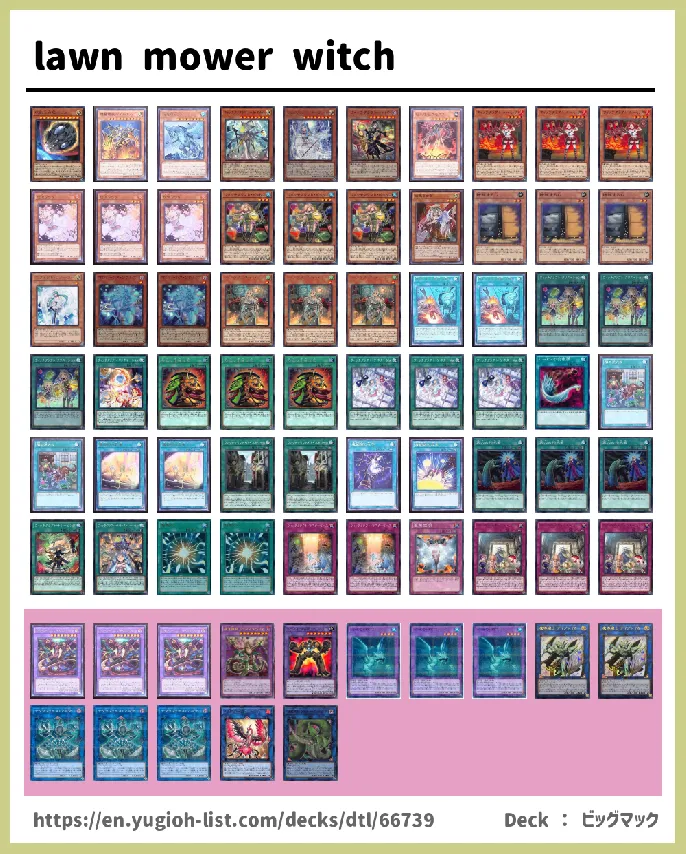 Witchcrafter Deck List Image