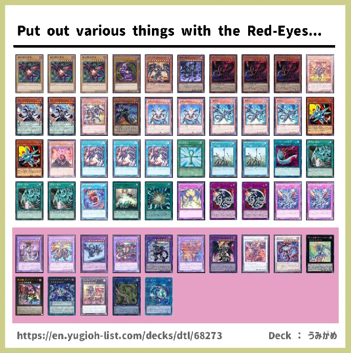 Red-Eyes Deck List Image