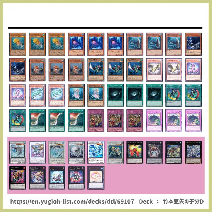 WATER Deck List Image