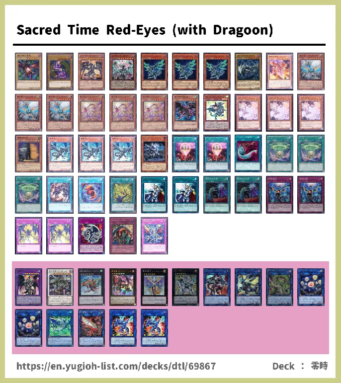 Red-Eyes Deck List Image