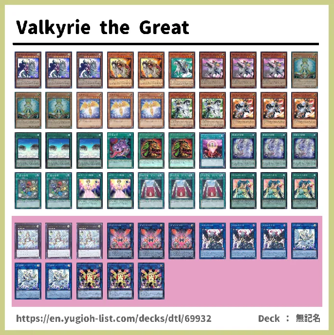 Valkyrie Deck List Image