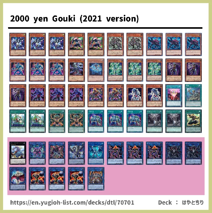 Gouki Deck List Image