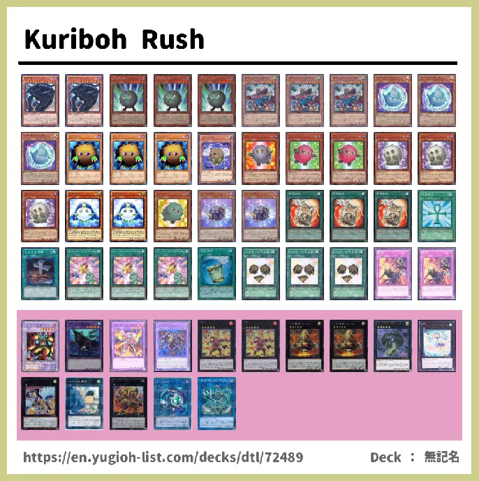 Kuriboh Deck List Image