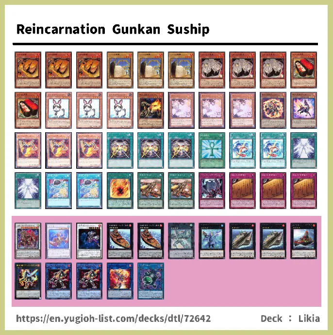 Gunkan Suship Deck List Image