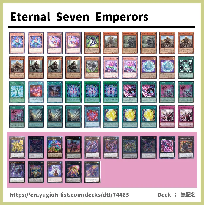 Rank-Up-Magic, Number C, Barian's Deck List Image