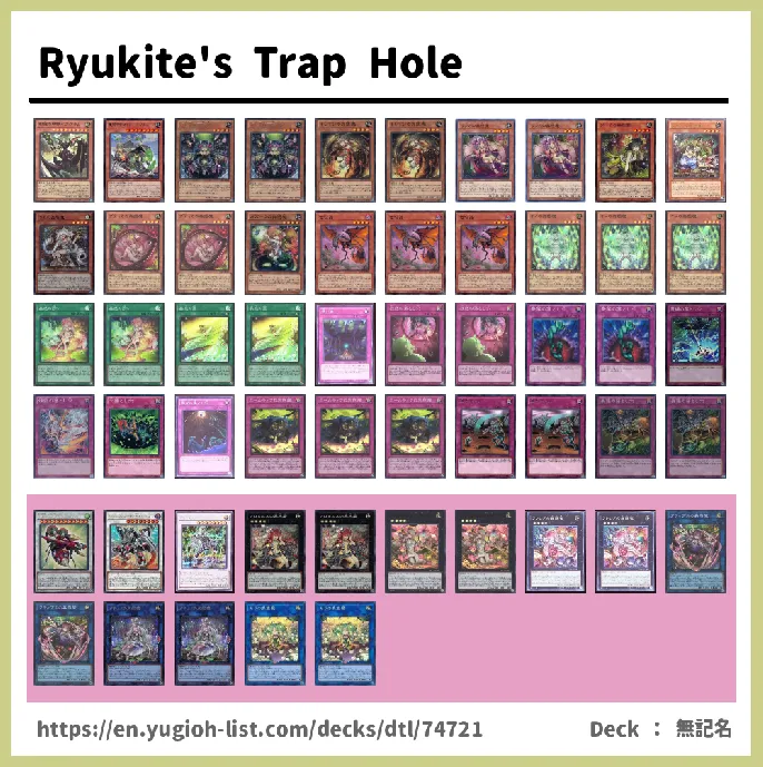 Traptrix, Trap Hole Deck List Image