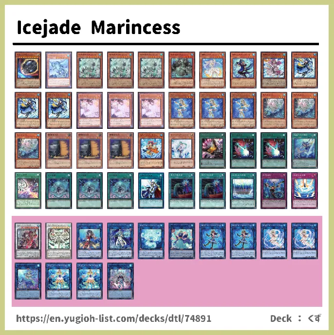 Icejade Deck List Image