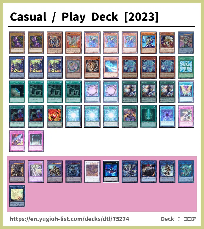  Deck List Image