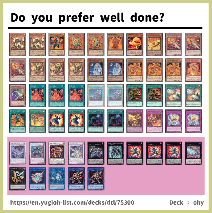 Volcanic Deck List Image