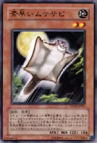 素早いムササビ